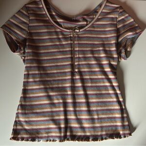 Striped Multicolor Women's Top